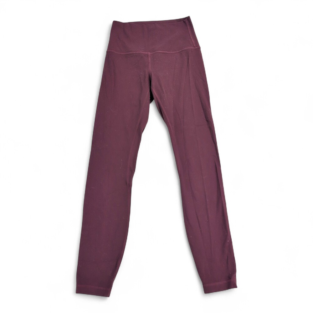 Lululemon High-Rise Leggings Size 4 Plum/Burgundy